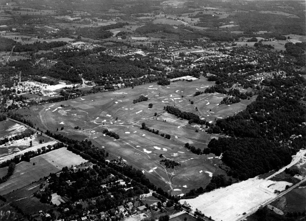 Chevy Chase Club early '30s historic aerial