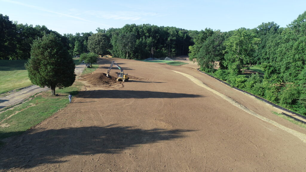 Alpinization in the fairway at The Preserve at Eisenhower